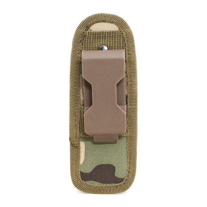 Outdoor Sport Hunting Pouch Nylon Black 360 Degree Rotatable Flashlight Bags