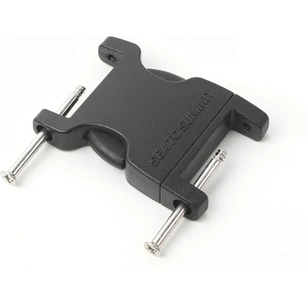 Sea to Summit 2 Pin Field Repair Side Release Buckle - Black, 20 mm