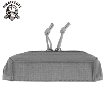 Tactical Micro Fight Chassis Pocket For MK3 MK4 Storage Bag Chest Rig Double Zip Cover Hunting Vest Accessories