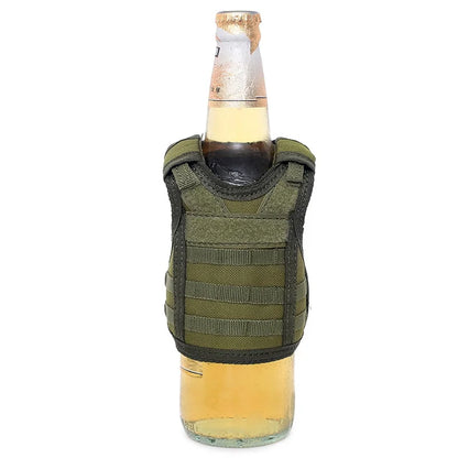 1PCS Outdoor Multifunctional Tactical Beer Bottle Lid Beverage Bottle Vest DIY Drink Decoration Tactical Bottle Vest Lid