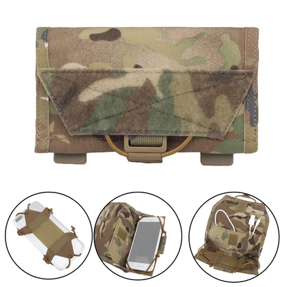 Tactical Molle Pouch Quick Release Navigation Pouch GPS Phone Holder for Outdoor Vest Gear System Essentials package