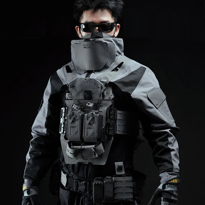 Tactical Combat Uniform Long Sleeve Clothing Hunting Accessories  Breathable Comfortable Compatible Tactical Chest Rig