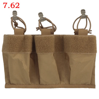 556 762 Triple Magazine Pouch Kangaroo Insert M4 AR Magazines Hunting Bag For DOPE Front Flap FCPC V5 Plate Carrier