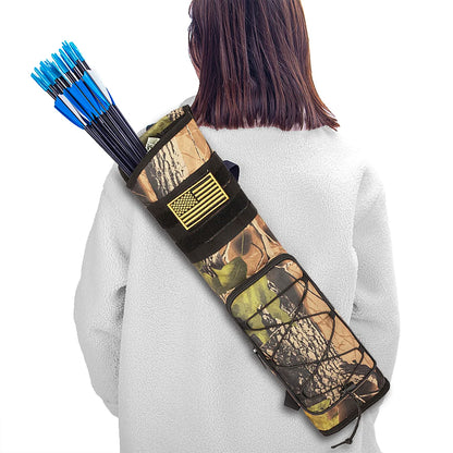 Archery Quiver Holder Bag Bottom Thickening Bow Storage Bag Adjustable Strap for Outdoor Archery Hunting Accessories