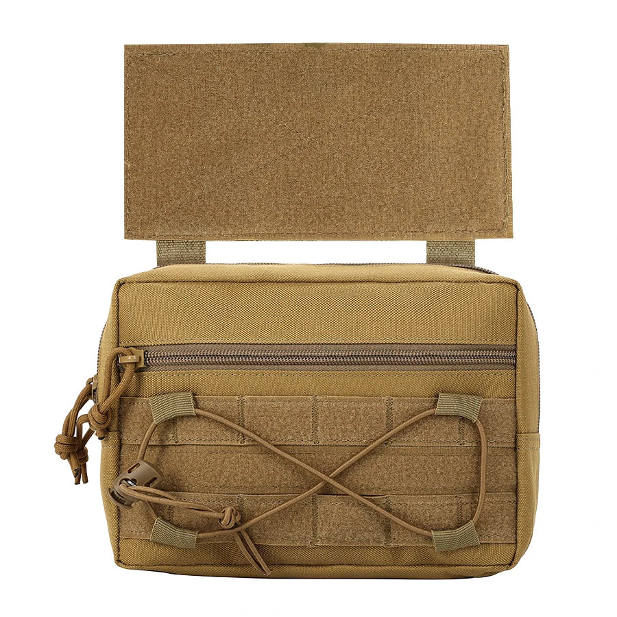 Tactical Magic Hook&Loop Expansion Accessory Pack Multi Functional EDC Storage Misc Bag MOLLE Pouch for Chest Rig Hunting