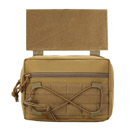Tactical Magic Hook&Loop Expansion Accessory Pack Multi Functional EDC Storage Misc Bag MOLLE Pouch for Chest Rig Hunting