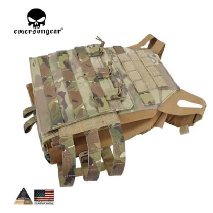 EMERSON Tactical Vest MOLLE JPC Vest Airsoft Paintball Chest Protective Plate Carrier MC Combat Vest + Plates