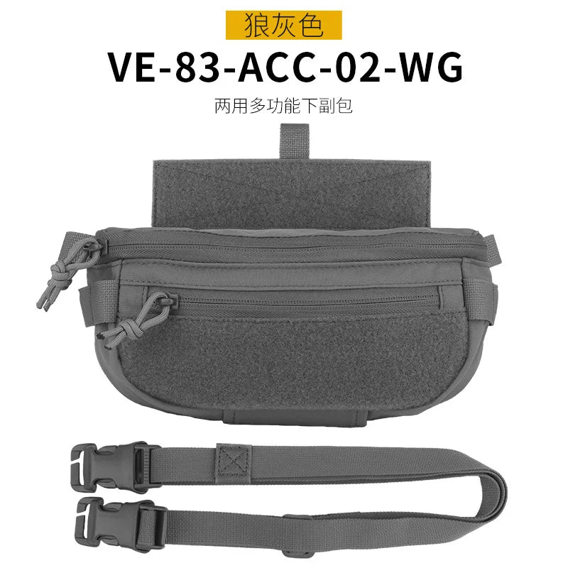 OphidianTac Dual-Purpose Drop Bag Multifunctional Fanny Pocket Hunting Tourniquet Medical Tools Storage Bag Vest Chest Rig