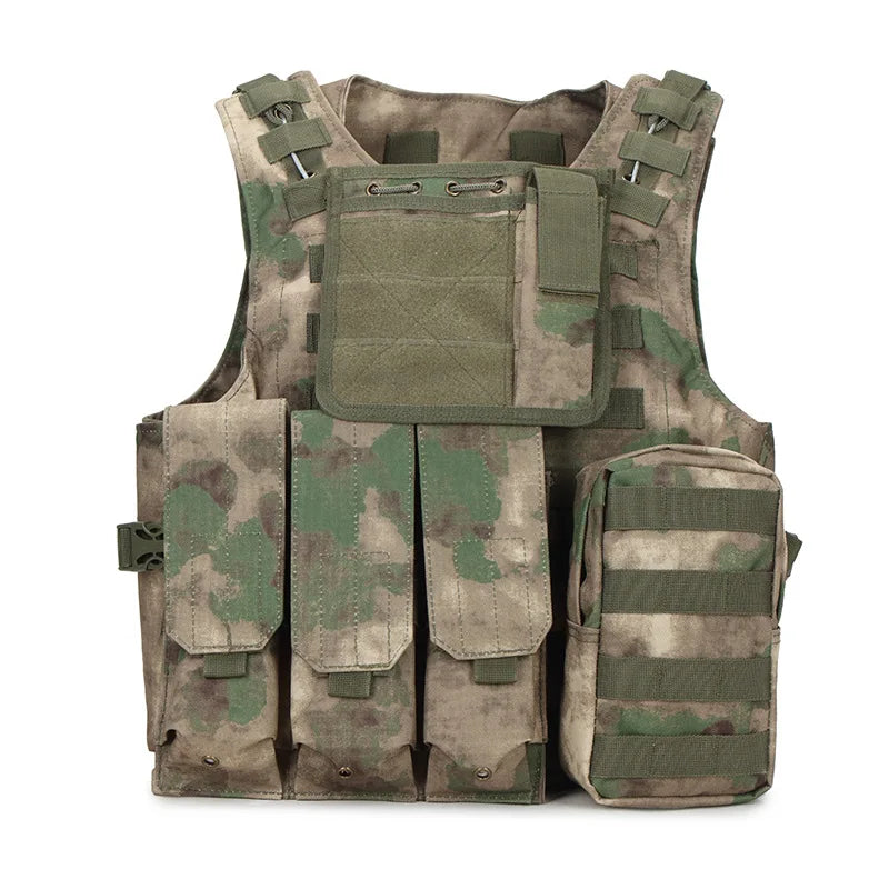 600D oxford Tactical Vest Mens Military Hunting Vest Field Battle Airsoft Molle Waistcoat Combat Assault Plate Carrier Vest