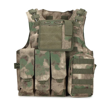 600D oxford Tactical Vest Mens Military Hunting Vest Field Battle Airsoft Molle Waistcoat Combat Assault Plate Carrier Vest