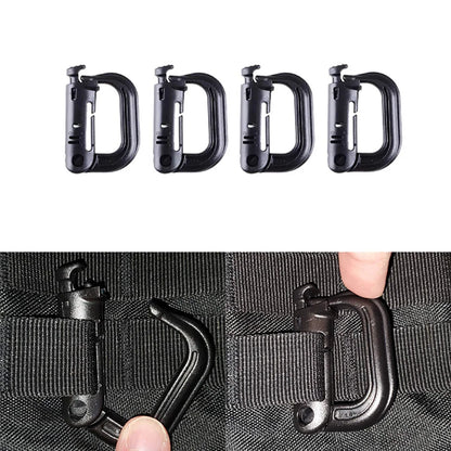 Molle Accessories Kit of 13 Outdoor Tactical Backpack Vest Waistband Locking Gear Mesh Support Elastic Buckle Hunting accessory