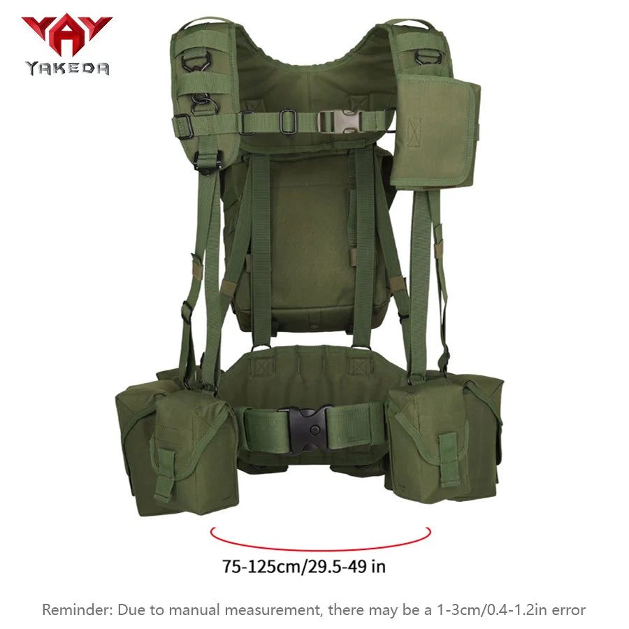 YAKEDA Multi functional Bellyband Hunting Tank Top with Multiple Ribbons and Snap Lock, Equipped with Multiple Storage Bags