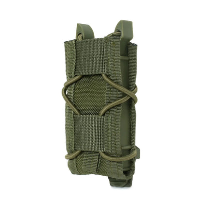 9MM Pistol Single Magazine Pouch Molle Mini Mag Holster EDC Tool Bag Flashlight Torch Holder Hunting Knife Holster Vest Pouches