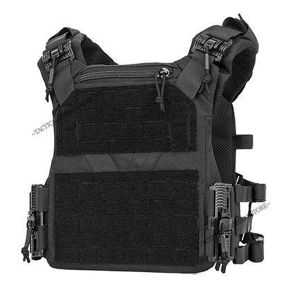 Plate Carrier Tactical Vest Comfortable Quick Release On/Off Hunting Cummerbund Fast Adjust Multi-size Airsoft Molle Gear