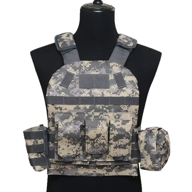Tactical Kids Vest Military Airsoft Hunting Vest for Children Camouflage Combat Vests Molle Boy Girl Outdoor Paintball Gear