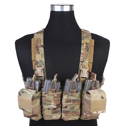 Emersongear Easy Chest Rig Vest Combat Recon Vest with Magazine Pouch Airsoft Hunting Paintball Vest Nylon EM7450