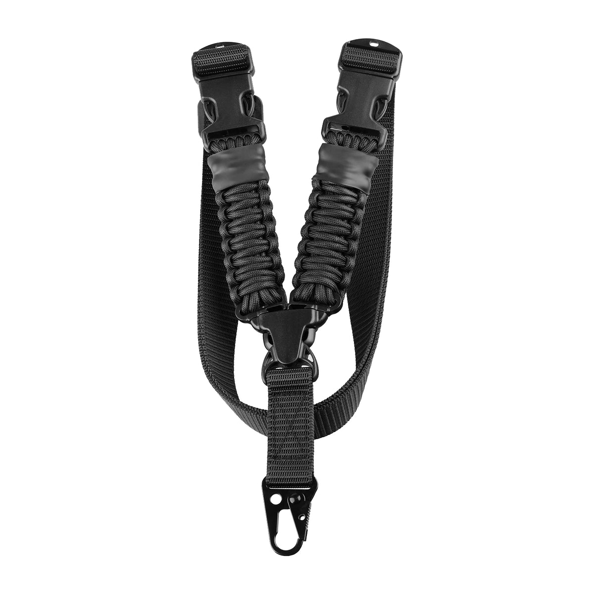 Nylon Rifle Webbed Vertical Single-point Rope Hunting Quick Adjustment Length Paracord Outdoor Multifunctional Tactical Harness