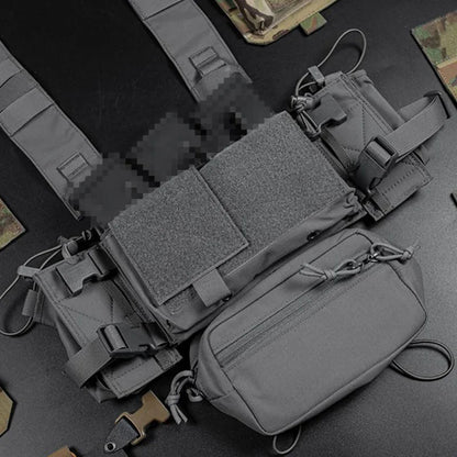 WOSPORT Tactical Vest Chest-mounted With Built-in Quick-release Sleeve MK4 Expansion Mount Breathable Quick-release Camouflage
