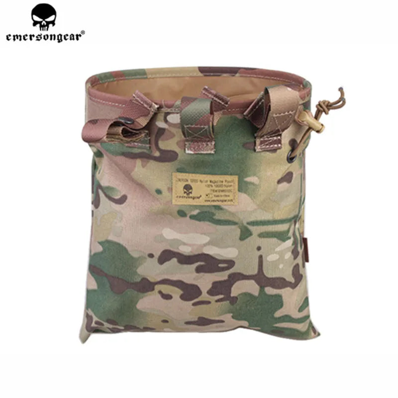 Emerson Tactical Drop Pouch CQC Foldable Dump Bag MOLLE Utility Organizer Hunting EDC Belt Pocket Sport Outdoor Combat