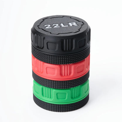 22 caliber micro ammunition storage box with screw lid design compact and durable pocket size easy to carry ammunition box Avail