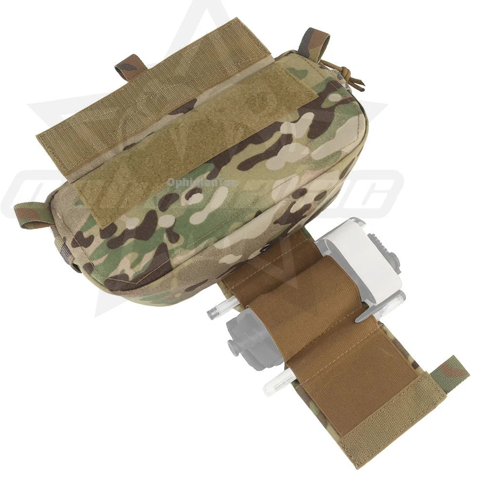 OPHIDIAN Combat Sling Bag Compact Belly Sling Bag Quick Release Shoulder Bag Integrated Vest Plate Carrier Airsoft