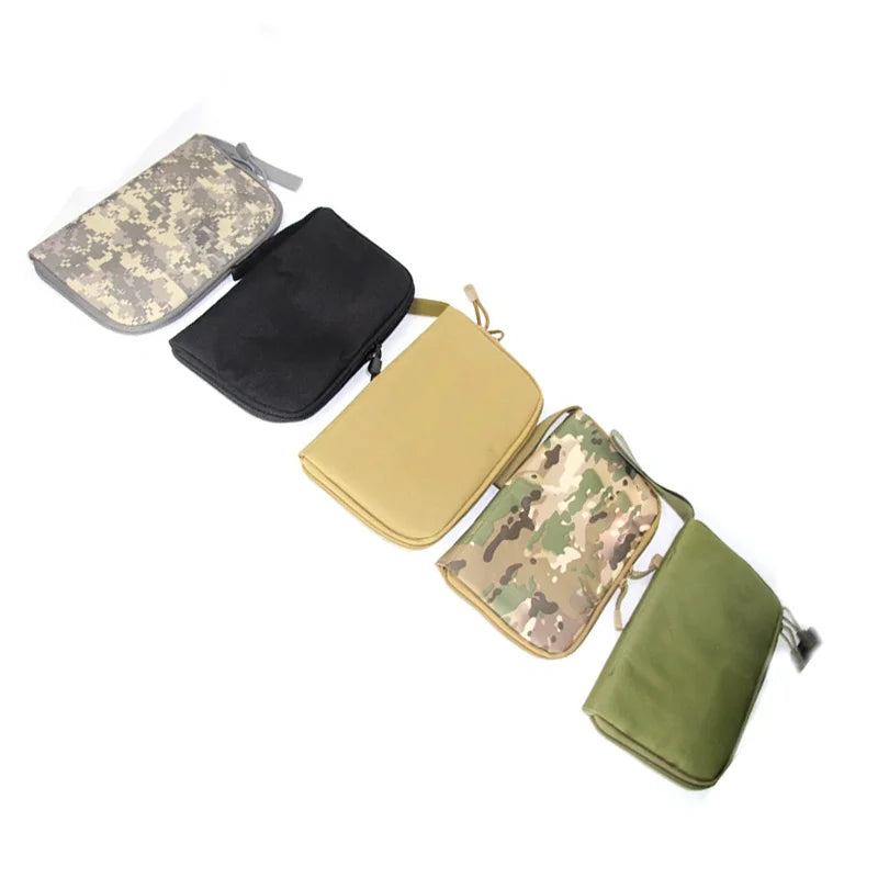 1pc Tactical Pistol Case Universal Gun Bag for Glock 17 19 Beretta Shockproof Padded Handgun Storage Holster with Magazine Holde