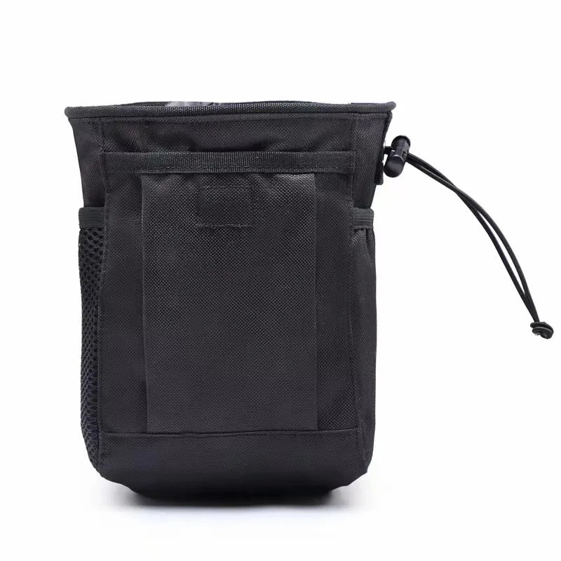 Outdoor Molle Drawstring Magazine Dump Pouch Adjustable Utility Belt Fanny Hip Holster Bag Outdoor Ammo Storage Pack