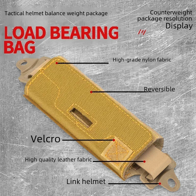 Tactical Helmet Counterbalance Weight Bag NVG Counterweight Pouch for OPS-Core Fast BJ PJ MH Airsoft Helmets Helmet Accessories