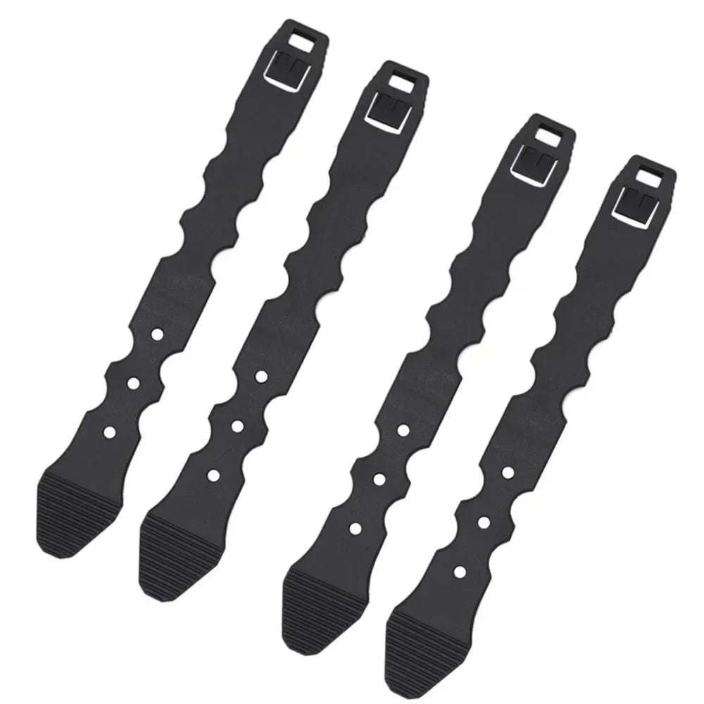 4pcs/Set Molle System Malice Clips Strap Buckle Nylon Quick Release Clips MOLLE Connection Belt System Latch For Mag Pouch