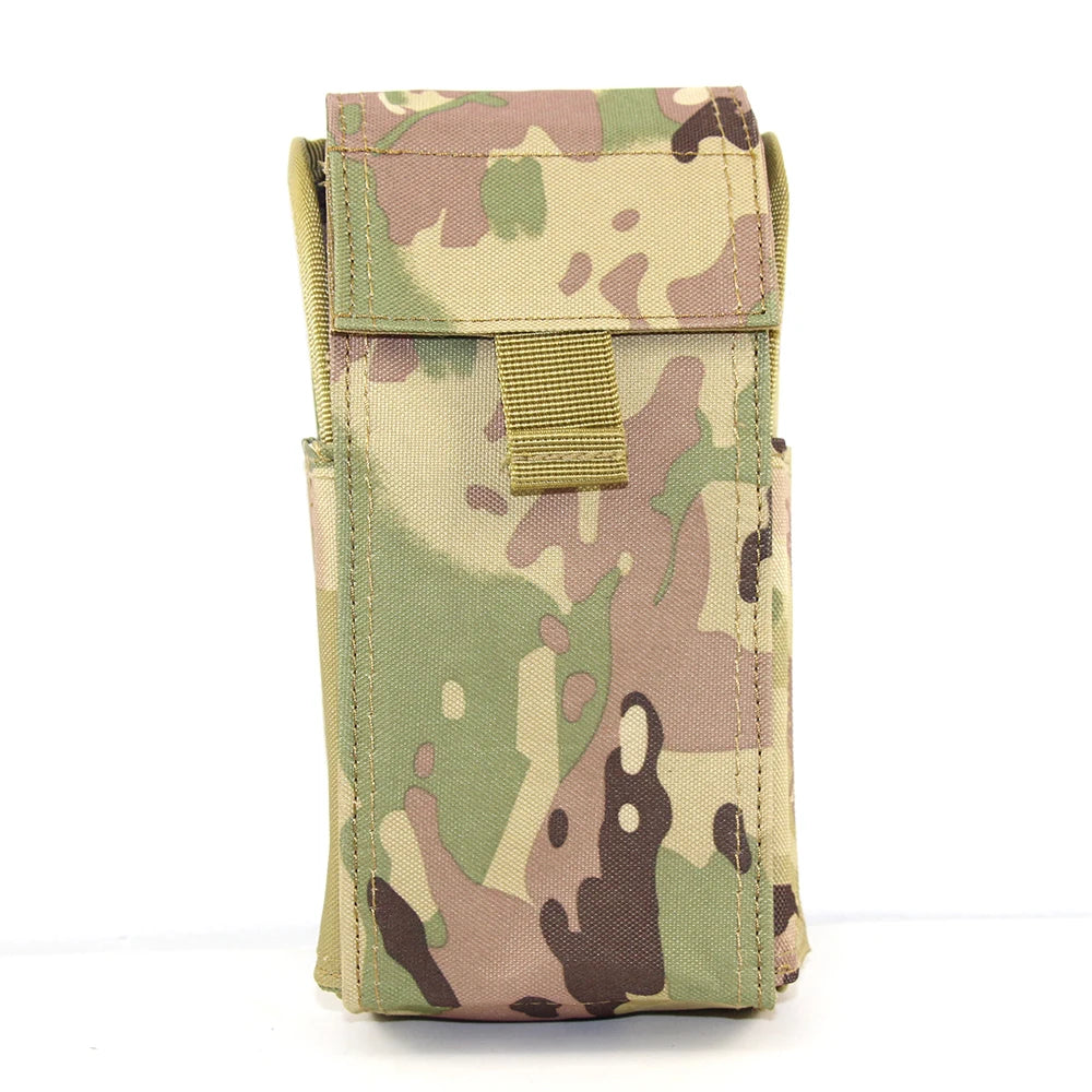 MOLLE Tactical 25 Rounds Shotshell Pouch Holder Compact Foldable Shotgun Reload Ammo Mag Bag Quick Access Shotgun Shell Carrier