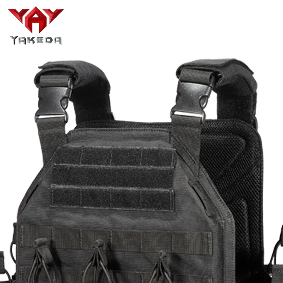 YAKEDA quick dismantling tactical training vest outdoor CS protective equipment combat vest camouflage suit