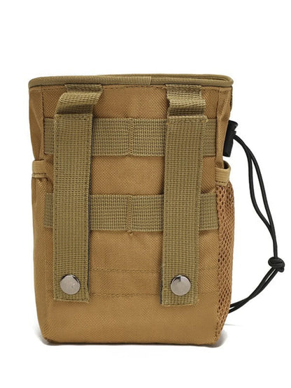 New Outdoor 3‑5L Camo Tactical Molle Dump Pouch, 600D Nylon Recycle Waist Pack, Portable Hunting Outdoor Accessories Storage Bag
