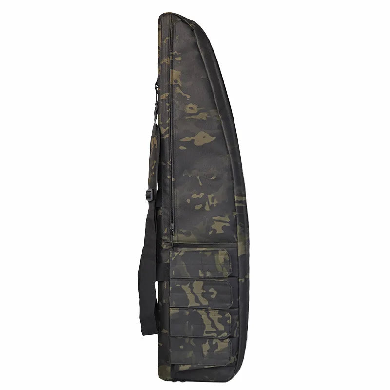Soft Rifle Gun Case Shotgun Carrying Bag Outdoor Fishing Bag with Slant Opening Adjustable Shoulder Sling Tactical Accessory Bag