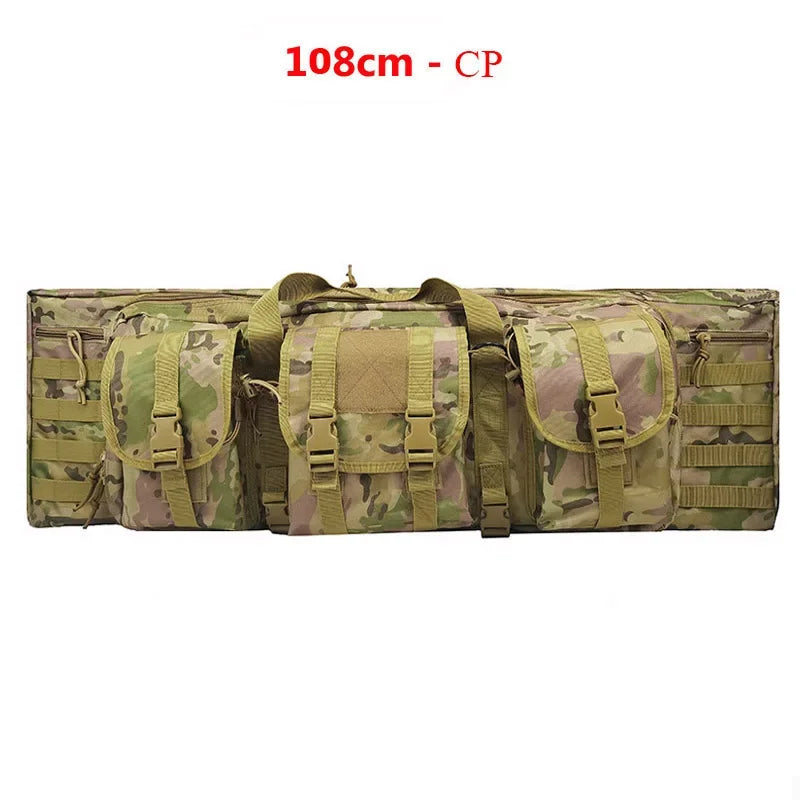93CM/108CM/118CM/142CM Outdoor Hunting Gun Set Backpack Double Rifle Holster Equipment Camouflage Bag Large Capacity Backpack