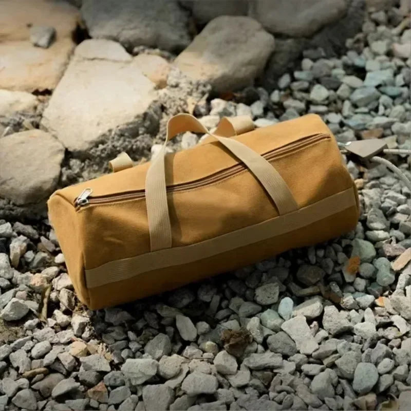 Outdoor storage bag, camping tools, large capacity cylindrical tent, pile bag, lightweight tent, pile nail bag, pile driving bag