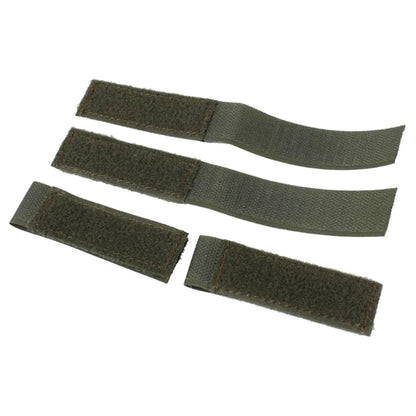 4Pcs/Set Tactical Molle Strip Adapter Vest Backpack Patch Panel Hook&Loop Converter Ribbon Strip For Attching ID Patches