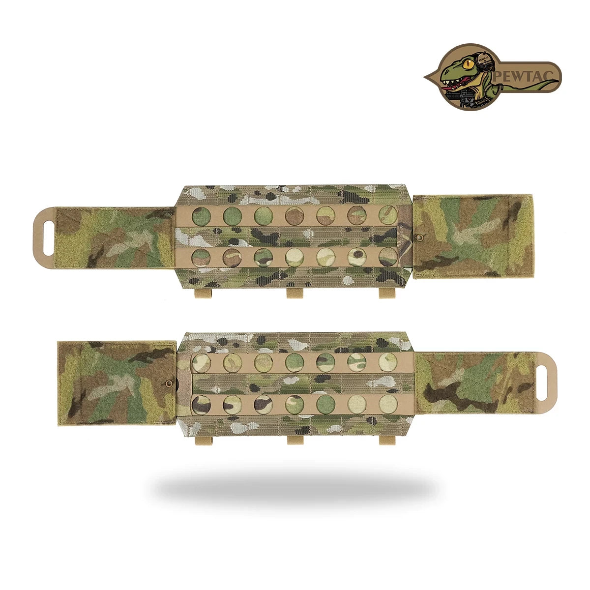 PEW Tactical Vest 5 AC'' Assault - Attack Side Panel Molle Cummerbund for FCPC Plate Carrier Vest Imported CURV Board UA111