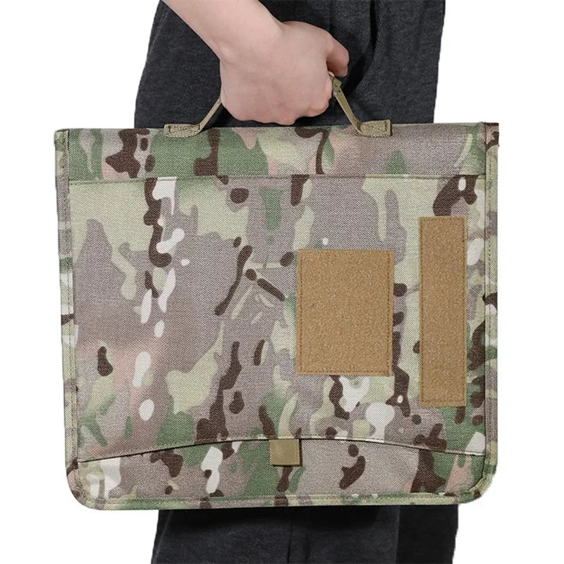 Tactical Padfolio Ring Binder with A4 A5 A6 Sheets of Loose-Leaf Paper Military Memorandum A5 Weatherproof Outdoor Notebook