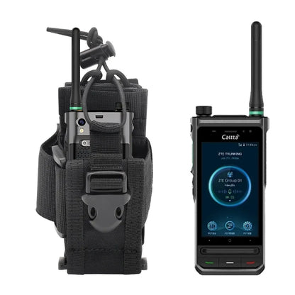 Tactical Radio Holder Shift Pocket Tactical Molle Pouch Walkie Talkie Holster Nylon Waist Belt Bag Pocket Hunting Accessories