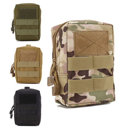 Outdoor Mini Medical Molle Waist Bag Tactical Pouch Camping Hunting Coin Pouch Belt Pouch Survival Tool First Aid Storage Pack