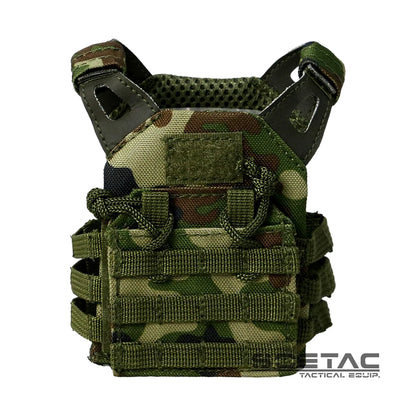 Paintball Mini Molle Vest Adjustable tactical accessory Kitty Camo Doll Carrier Decorative Tactical Gear Beer Vest 600D Nylon