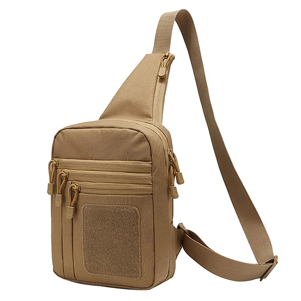 Quick Opening Gun Bag Concealed Carry with Gun Holster Tactical Pistol Bag Chest Pack EDC Shoulder Bag Crossbody Sling Backpack