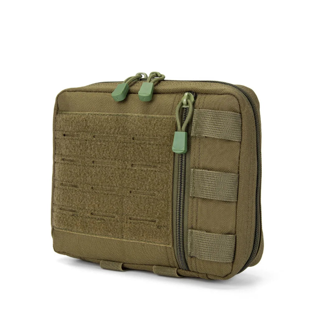 Tactical Molle Admin Pouch Multi-Purpose Pouch Modular EMT EDCOrganizer Tool Pouch Bag Utility Zippered Waist Pack Medical bag