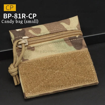 New Outdoor Micro Candy Pouch With Hook&Loop MK3 MK4 Vest Chest Rig Camouflage Portable Storage Camping  Accessories