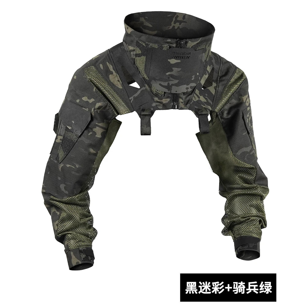 Tactical Combat Uniform Long Sleeve Clothing Hunting Accessories  Breathable Comfortable Compatible Tactical Chest Rig