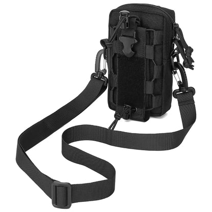 Molle EDC Belt Pouch Water Bottle Bag Kettle Carrier Outdoor Hunting Sports Phone Holder Camping Hiking Organizer Waist Pack Bag