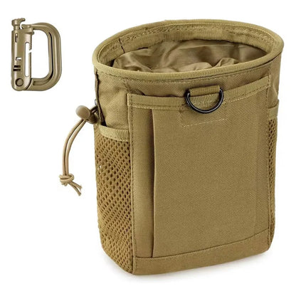 OPHIDIANTAC Molle Dump Pouch,Hunting Magazine Recovery Pouch Drastring Ammo Bag Belt Waist Fanny Pack Adjustable Holster Bag