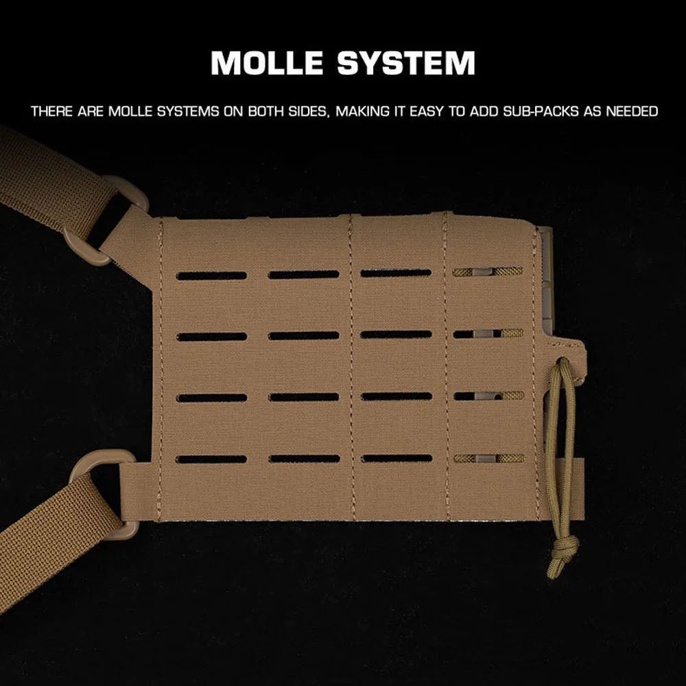 Tactical ARC Chest Rig Placard V3 Kit Quick Release Hunting Vest MOLLE System 5.56 Triple Magazine Pouch Shooting Airsoft Gear