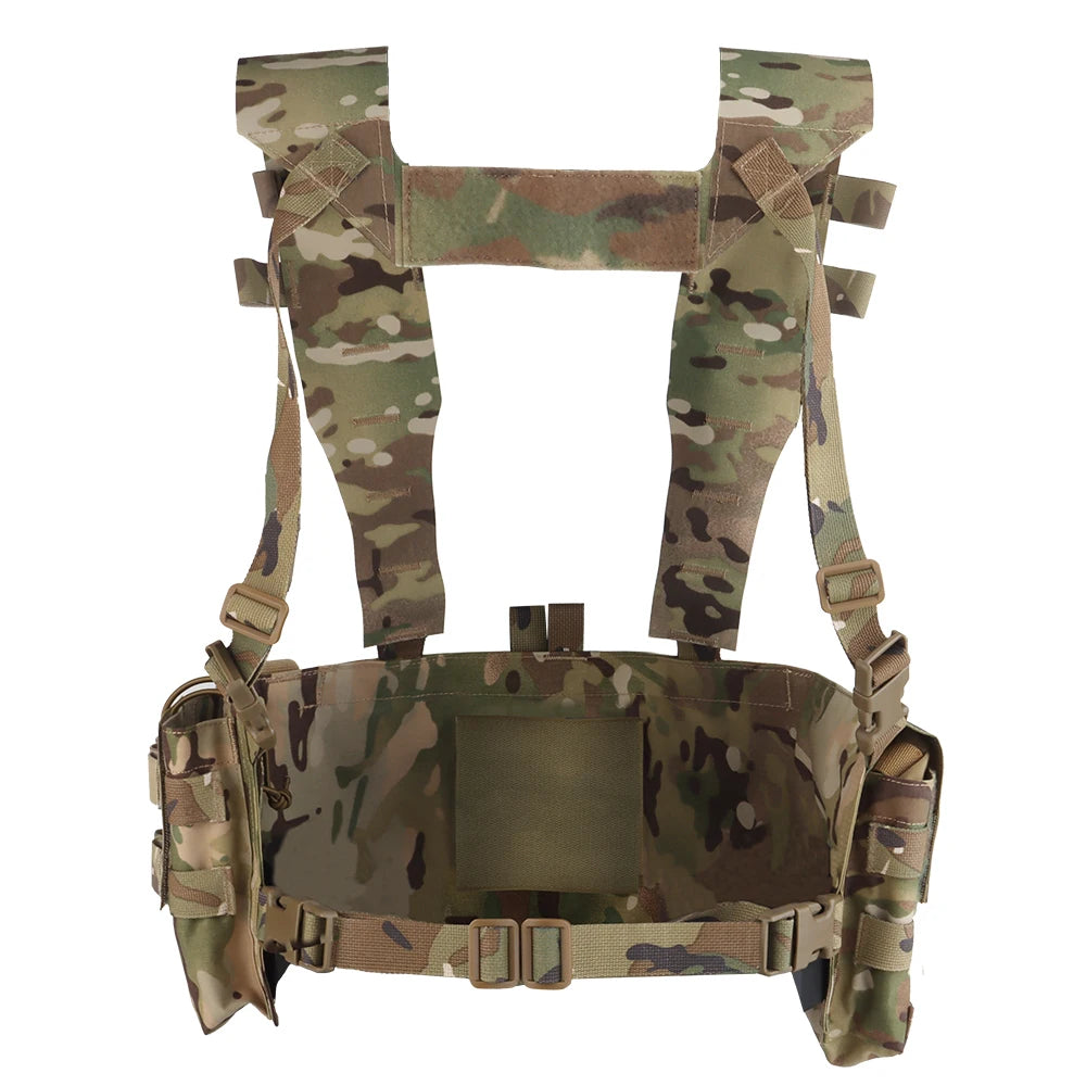 Tactical UW Patrol Chest Hanging Hunting Vest Patrol Bag with 8 Internal Functions Extended Storage Outdoor Men's CS Airgun Acc