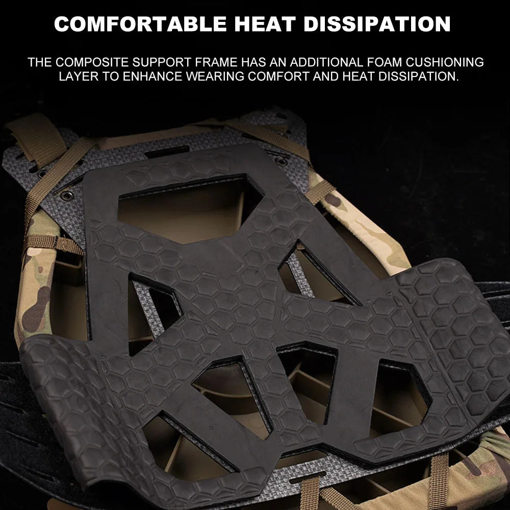 Tactical Vest Quick Release Lightweight MOLLE Hunting Airsoft Paintball Vest Men Outdoor Training Gear